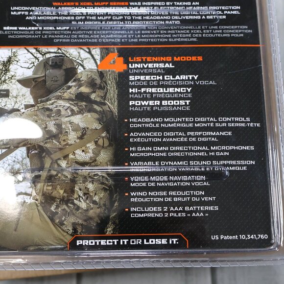 NEW Walker's XCEL 100 Digital Electronic Ear Muffs - Picture 4 of 4